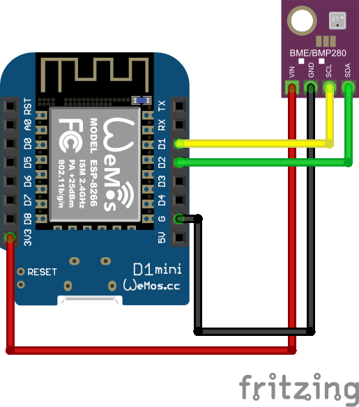 ESPHome MultiSensor – Temperature and air pressure