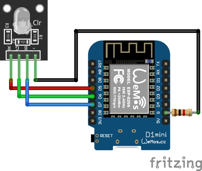 ESPHome MultiSensor – RGB LED Indicator